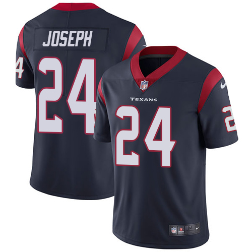 Men's Houston Texans #24 Johnathan Joseph Navy Blue Vapor Untouchable Limited Stitched NFL Jersey